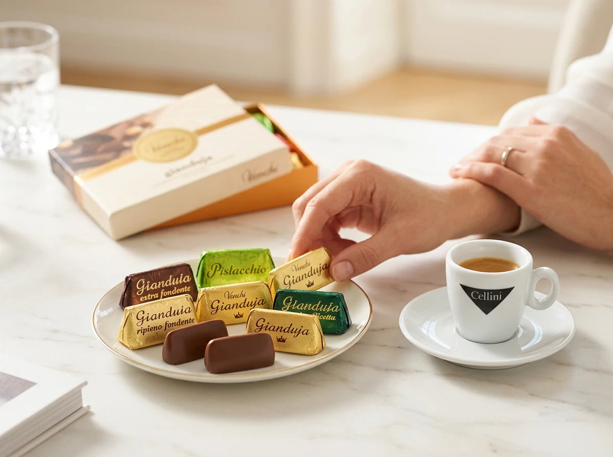 Gianduja Nougat Schokolade aus Italien