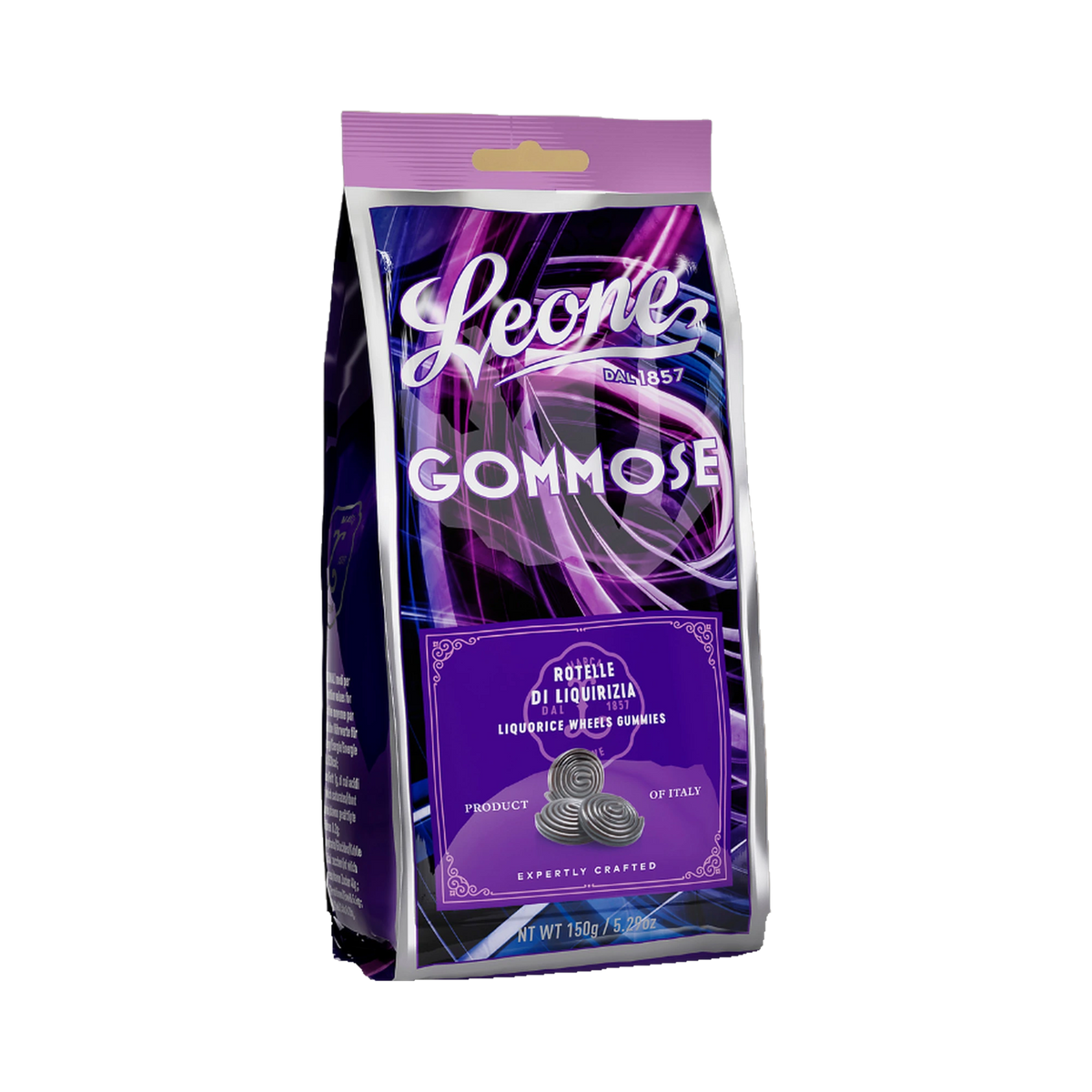 Leone Rotelle di Liquirizia 150g Beutel freigestellt