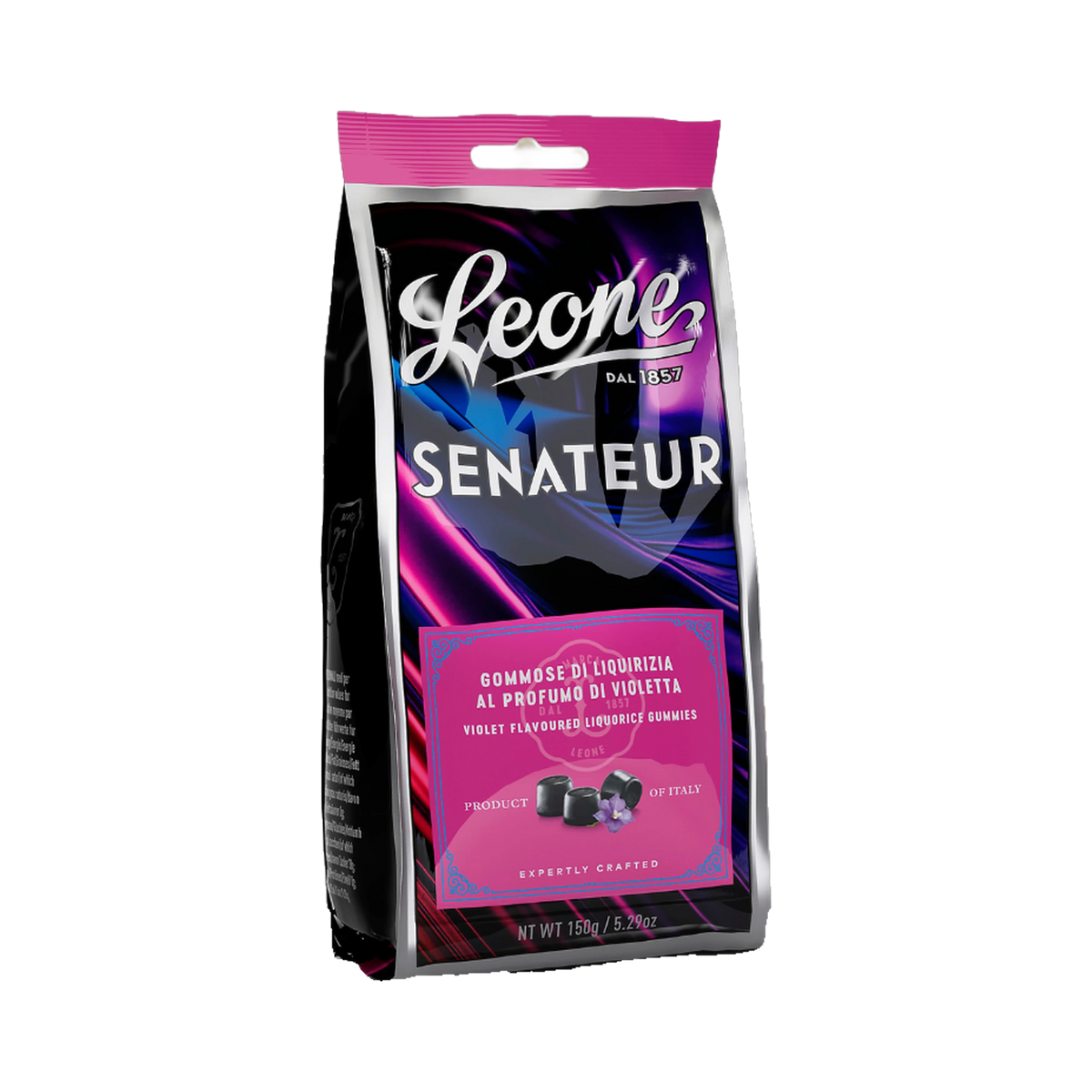 Leone Senateur Gommose di Liquirizia 150g Beutel freigestellt