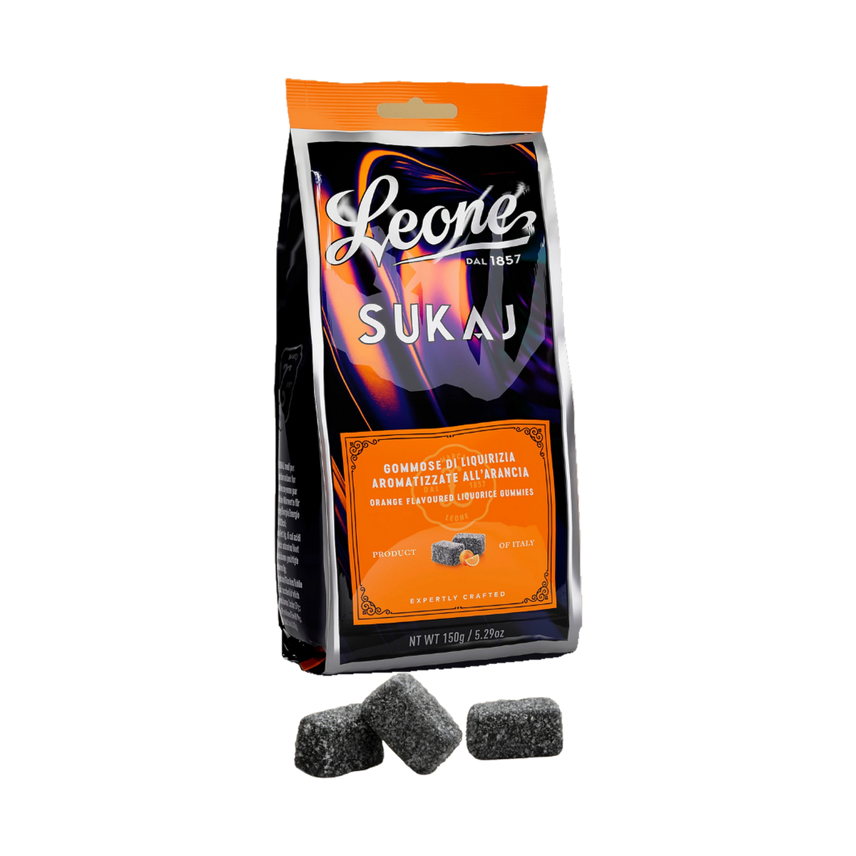 Leone Sukaj Gommose di Liquirizia 150g Beutel mit Lakritz