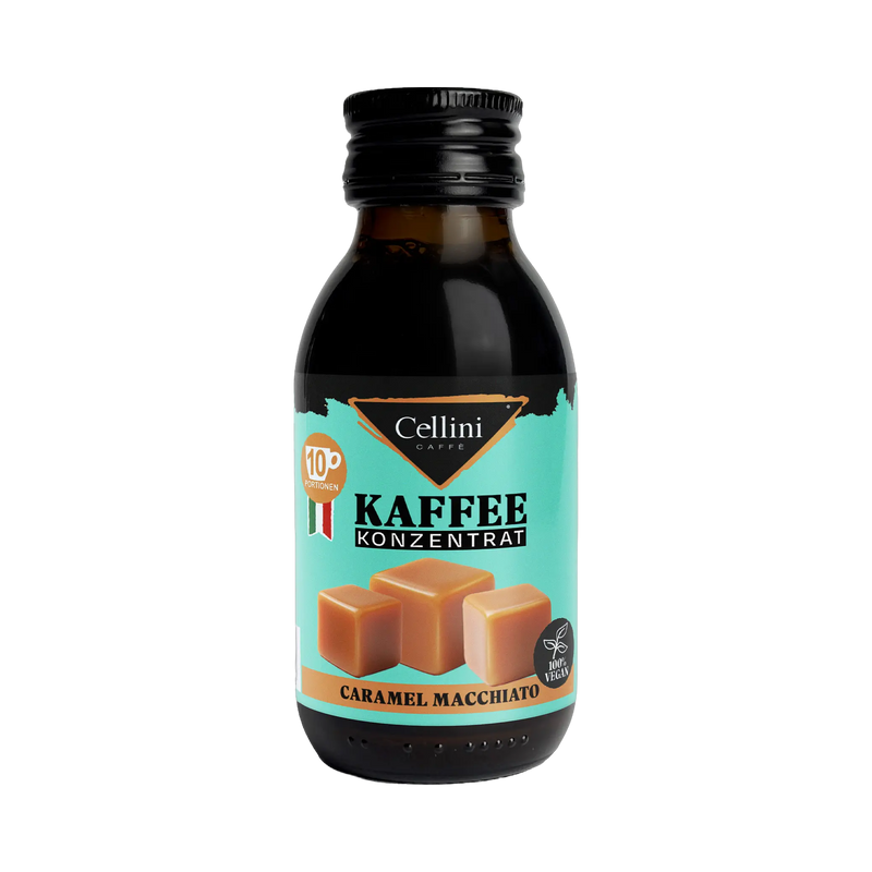 Cellini Caffè Kaffeekonzentrat Caramel Macchiato, 100 ml Flasche