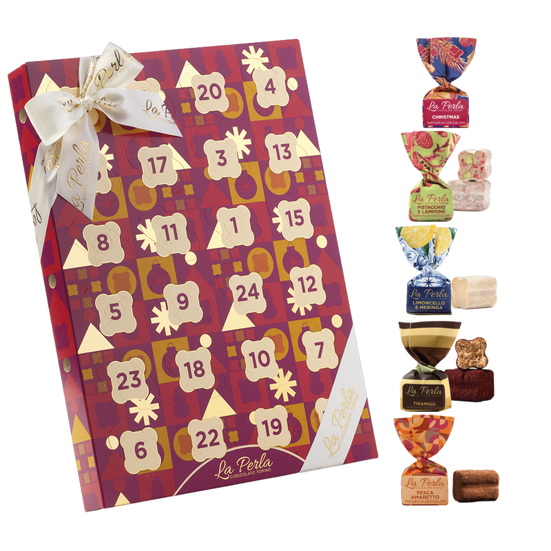 La Perla Tartufi Adventskalender – Kalender mit 5 Tartufi-Sorten