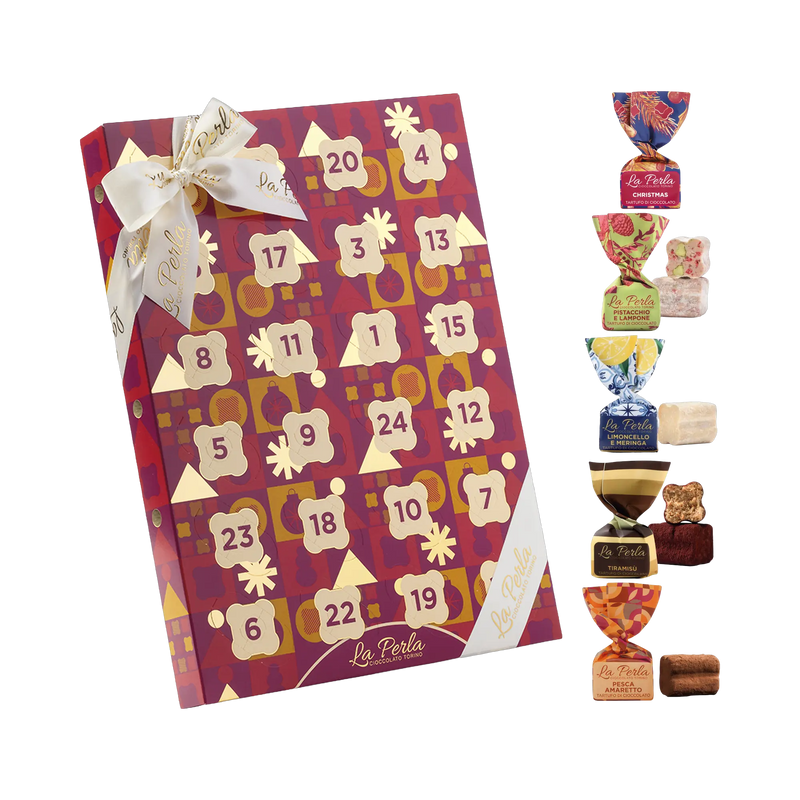La Perla Tartufi Adventskalender – Kalender mit 5 Tartufi-Sorten