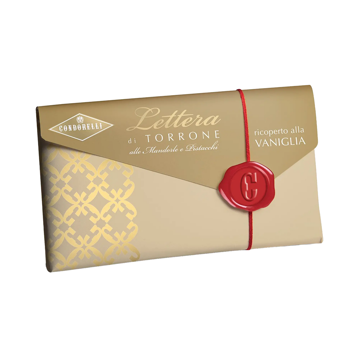 Condorelli Lettera di Torrone Ricoperto alla Vaniglia