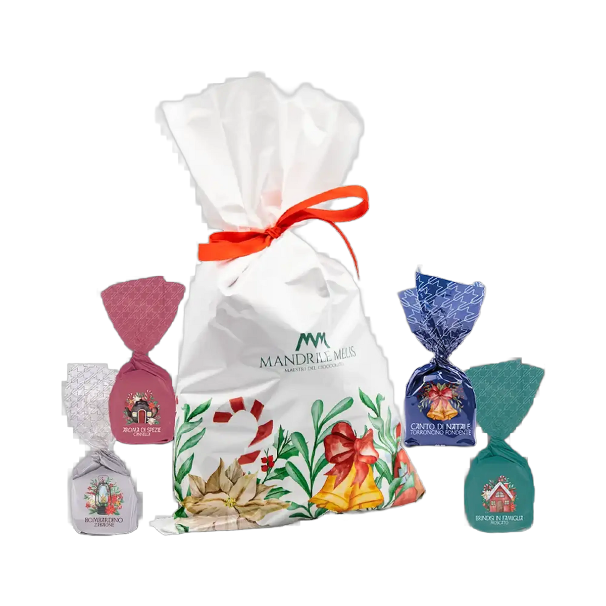 mandrile-melis-cuneesi-sacchetto-fiocco-misto-natale-mit-und-ohne-alkohol-500-g