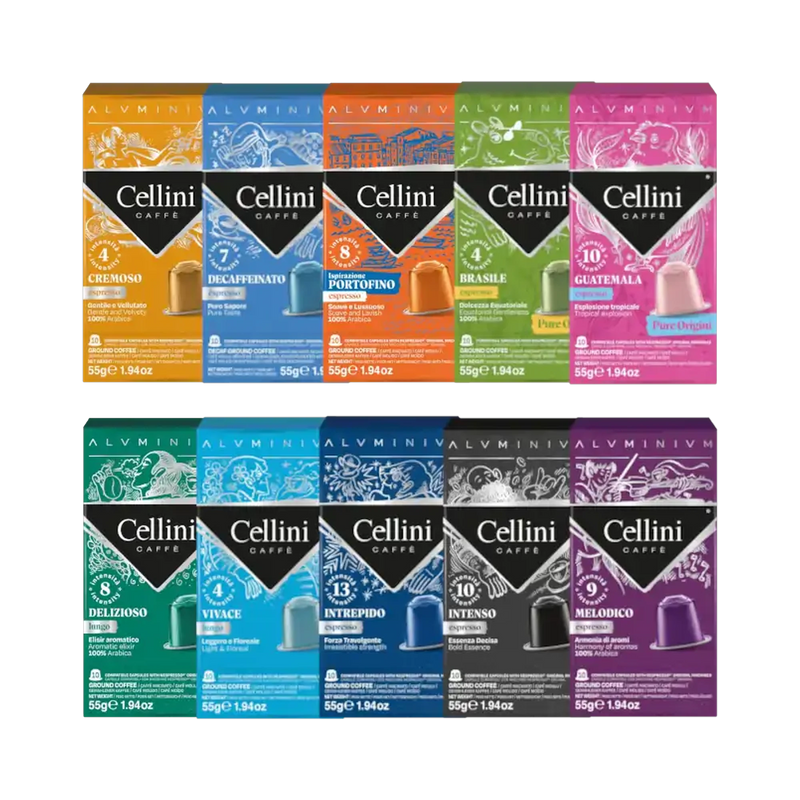 Nespresso Probierset 10x10 Kapseln - Cellini