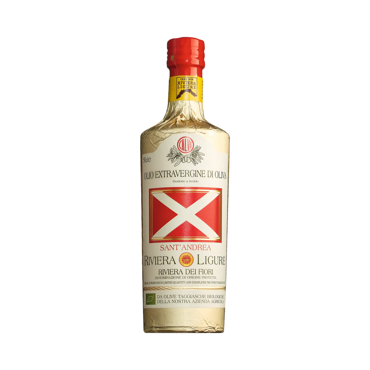 Natives Olivenöl Extra Taggiasca von Calvi – 500 ml Flasche