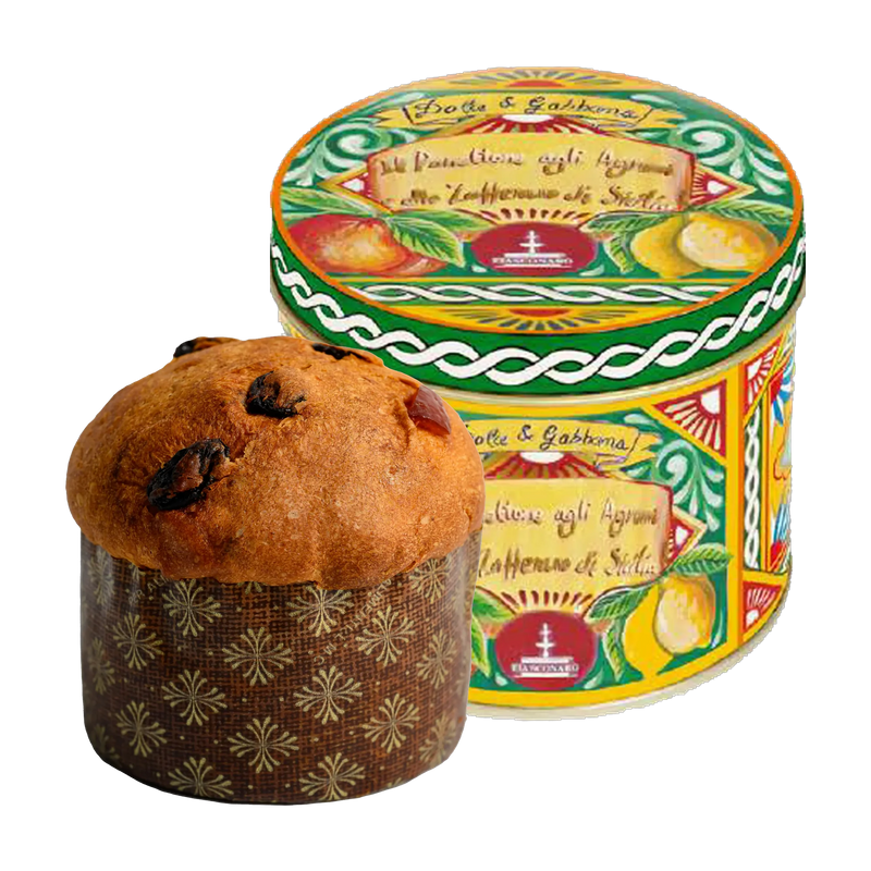 Fiasconaro Panettone Agli Agrumi Allo Zafferano Di Sicilia Piccolo Dolce & Gabbana Verde