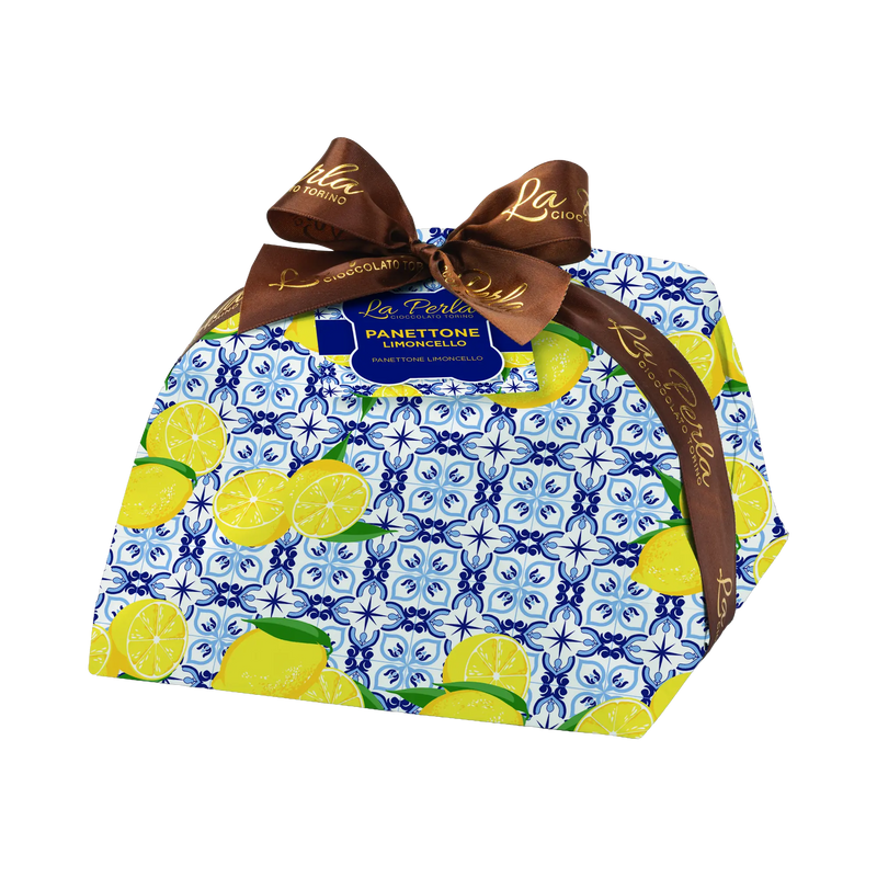 La Perla Panettone Limoncello – handwerklich gebackener Panettone mit Limoncello, 750 g