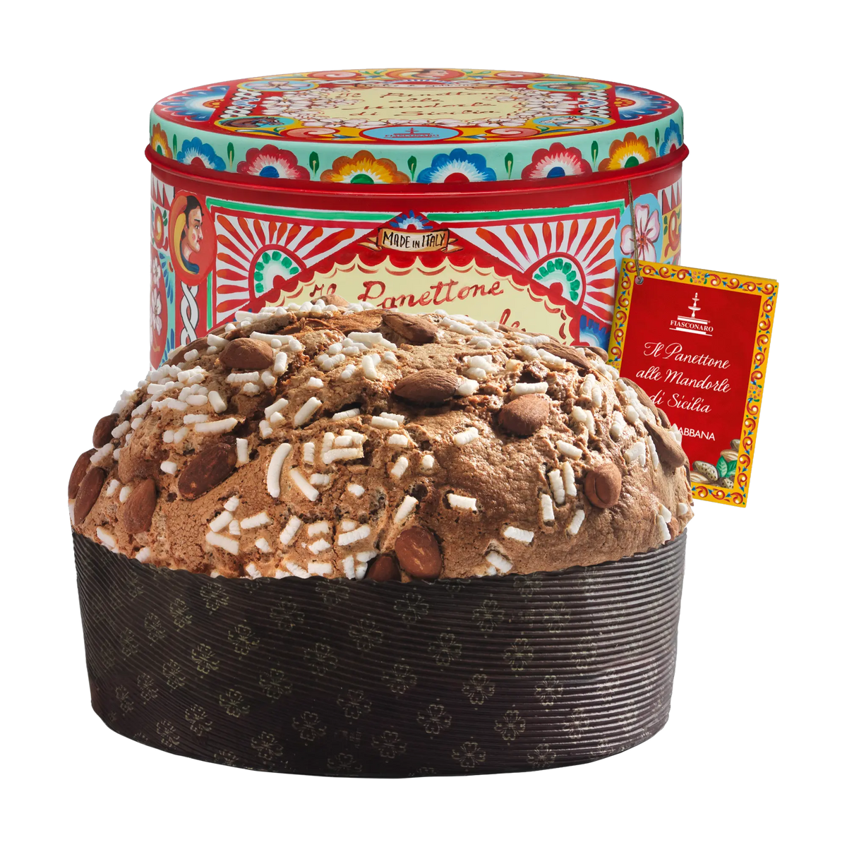 Fiasconaro Panettone Alle Mandorle Di Sicilia Rosso Dolce & Gabbana