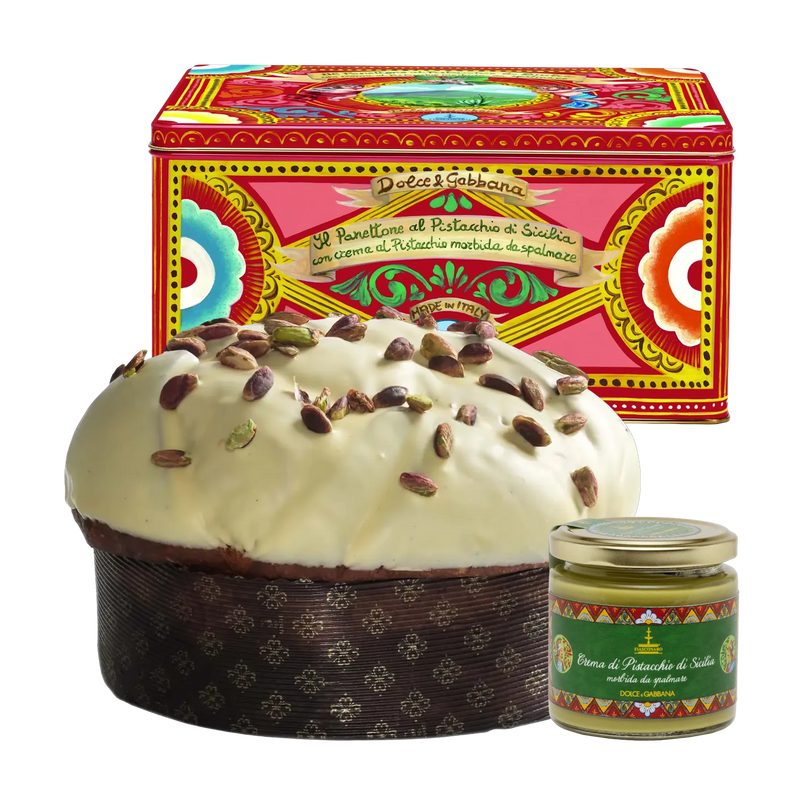 Fiasconaro Panettone al Pistacchio di Sicilia Rosso Dolce & Gabbana 1000 g