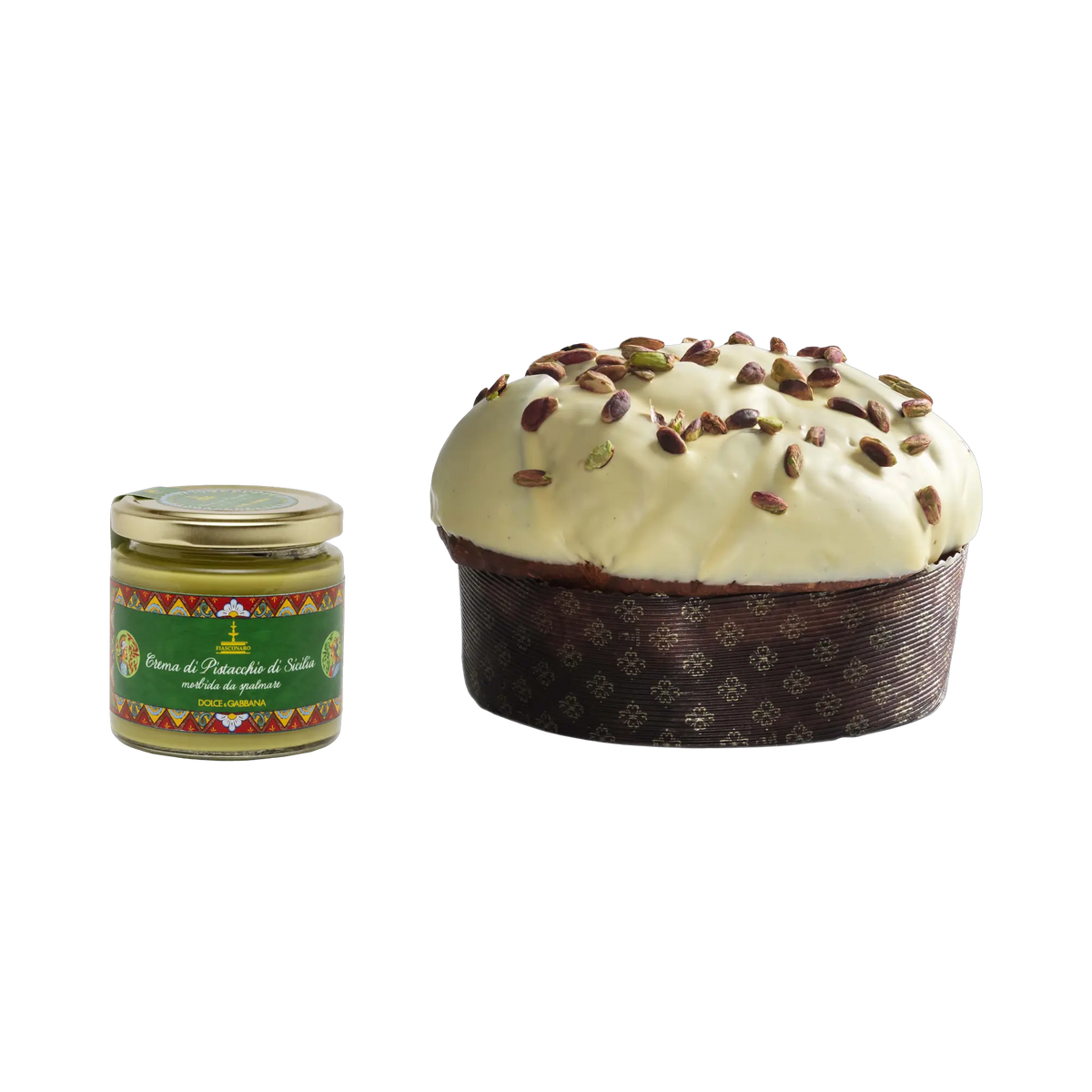 Fiasconaro Panettone Al Pistacchio Di Sicilia Rosso Dolce & Gabbana