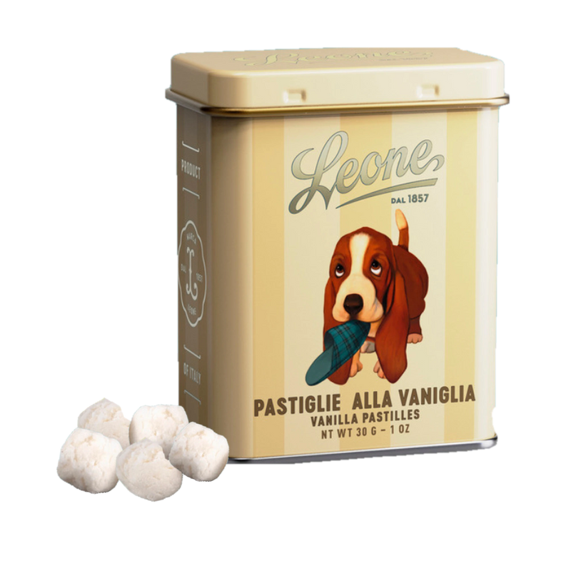 Leone Teneri Cuccioli Pastiglie alla Vaniglia 30g Dose mit Pastillen