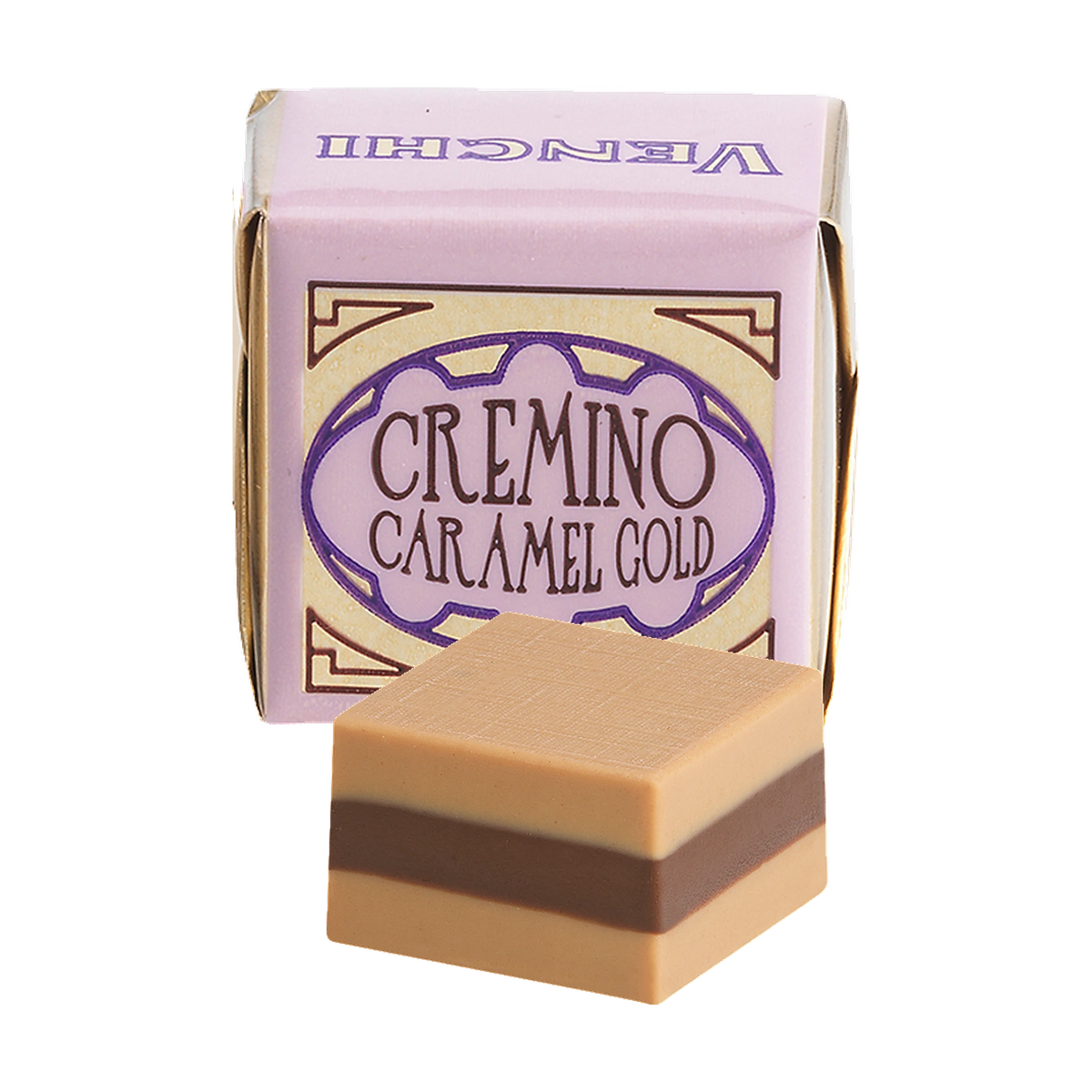 Venchi Gianduja Cremino Caramel Gold