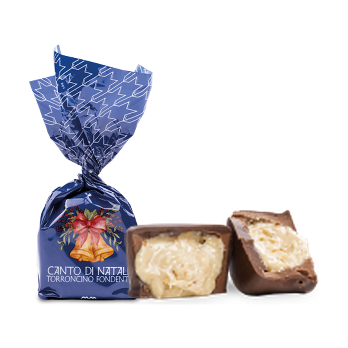 Mandrile Melis Canto di Natale Torroncino Fondente Praline mit Verpackung