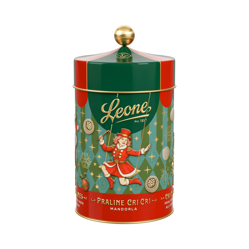 Leone Cri Cri Mandel sortiert Weihnachtsdose
