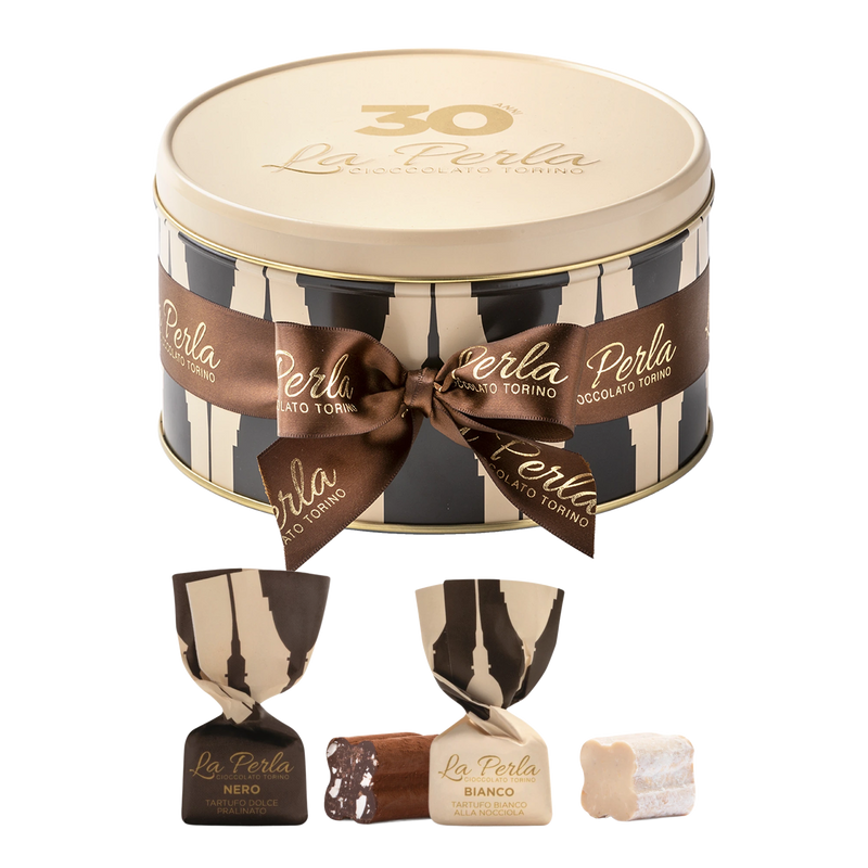La Perla Tartufi Assortiti Nero e Bianco Schmuckdose