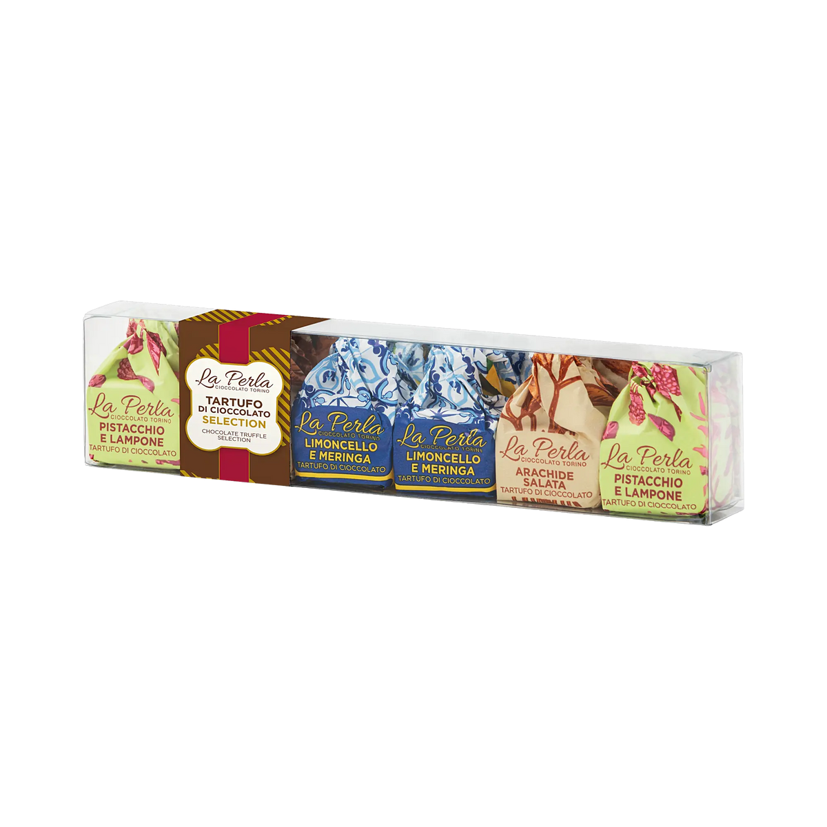 La Perla Tartufi di Cioccolato Confezione Venezia – Geschenkbox mit drei Trüffelsorten