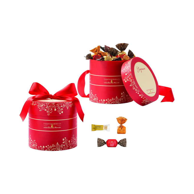 Antica Confezione Elegance – Tartufi Dolci Geschenkdose 500g, Antica Torroneria Piemontese