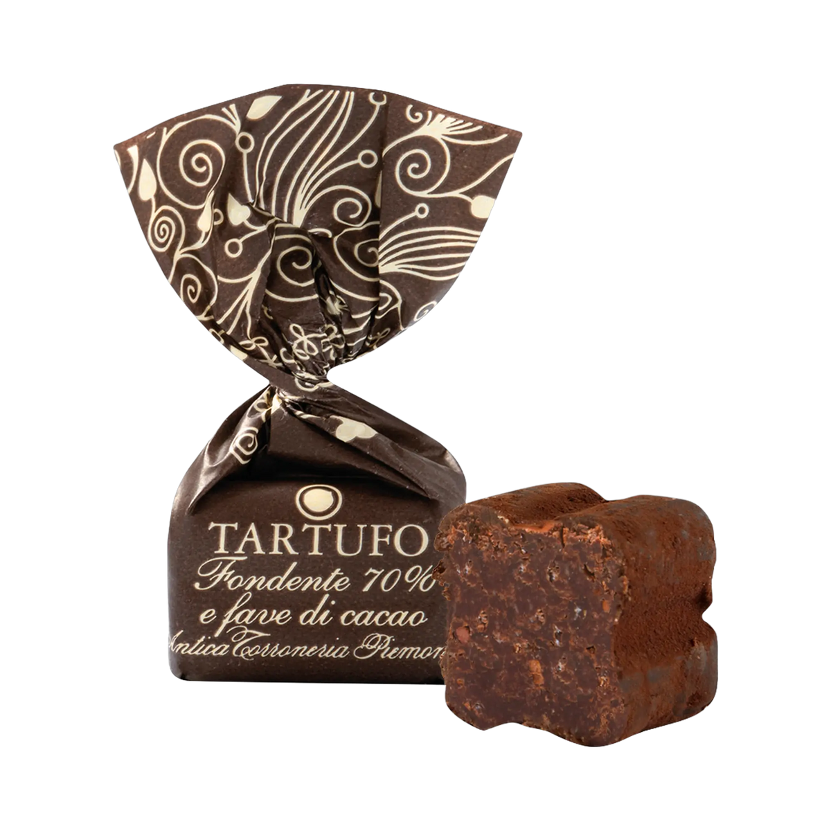 Antica Tartufo Fondente 70% e fave di cacao – eingepackt und ausgepackt