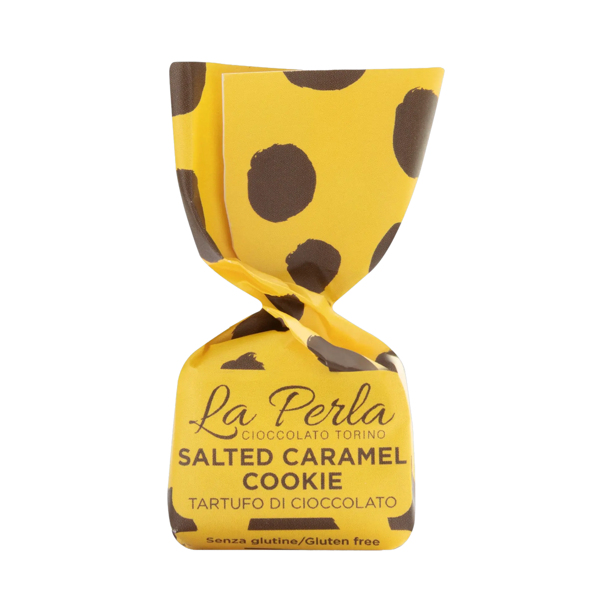 La Perla Tartufo Salted Caramel Cookie verpackt