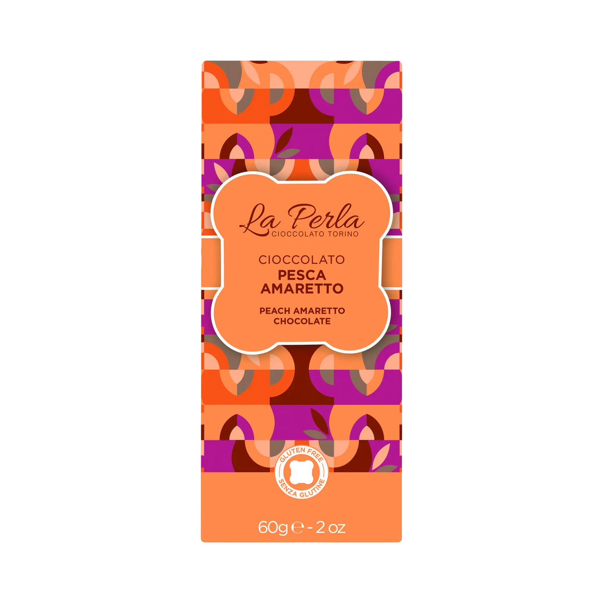 La Perla Tafelschokolade Pesca e Amaretto