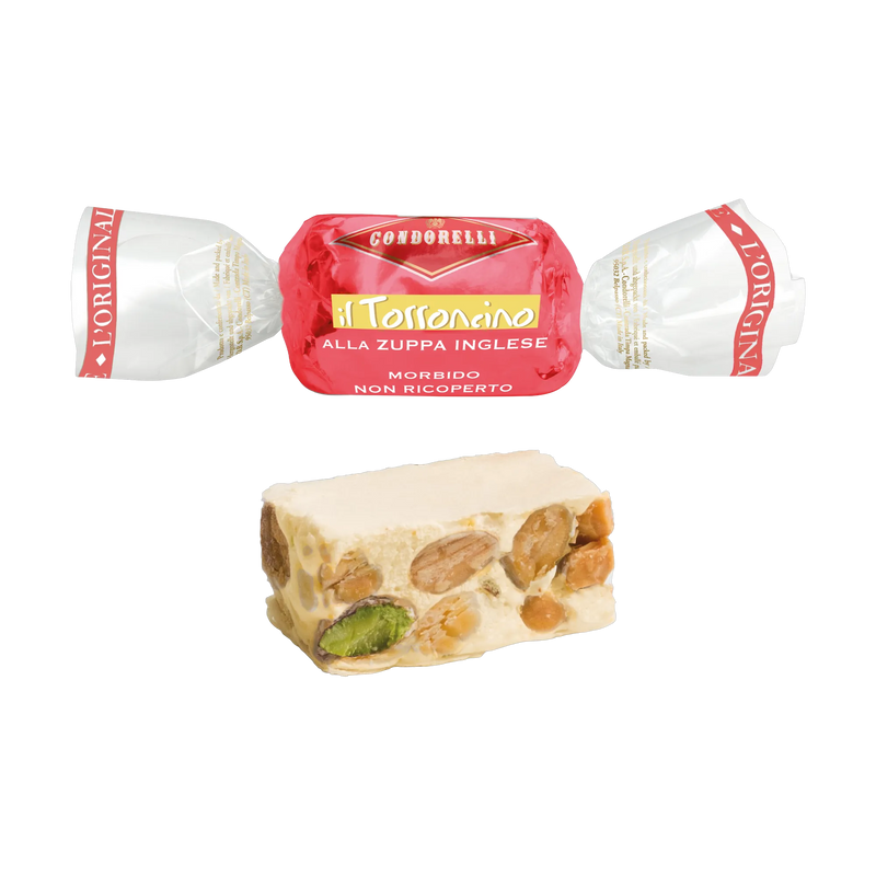 Condorelli Torroncino Zuppa Inglese - eingepackt und ausgepackt