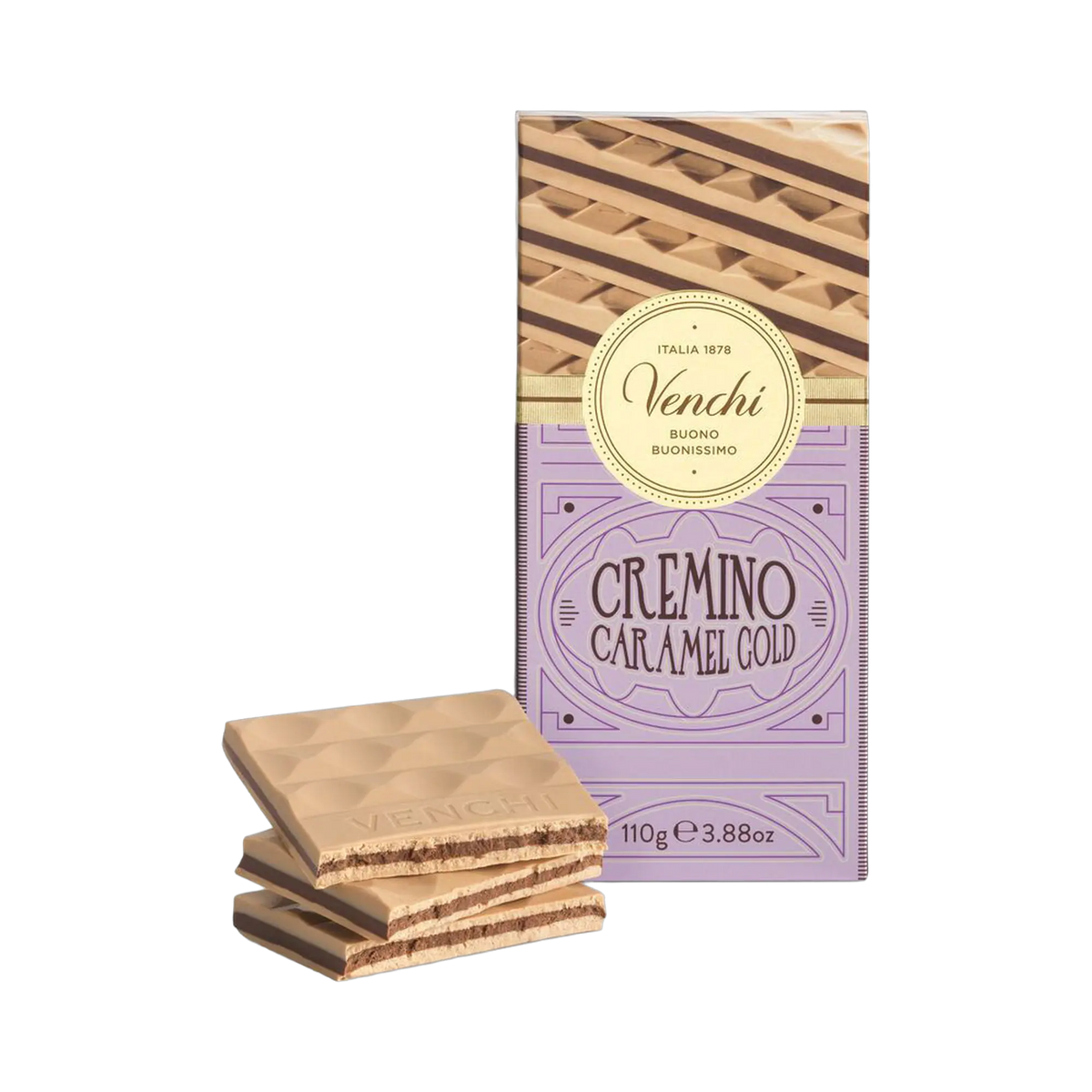 Venchi Gianduja Cremino Caramel Gold Tafelschokolade