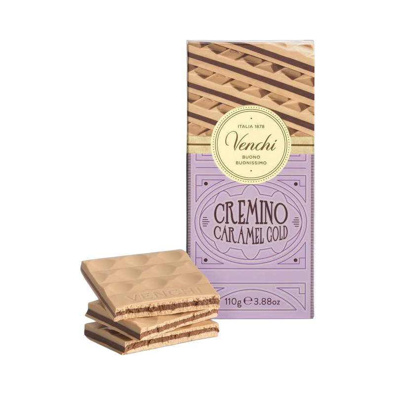 Venchi Gianduja Cremino Caramel Gold Tafelschokolade