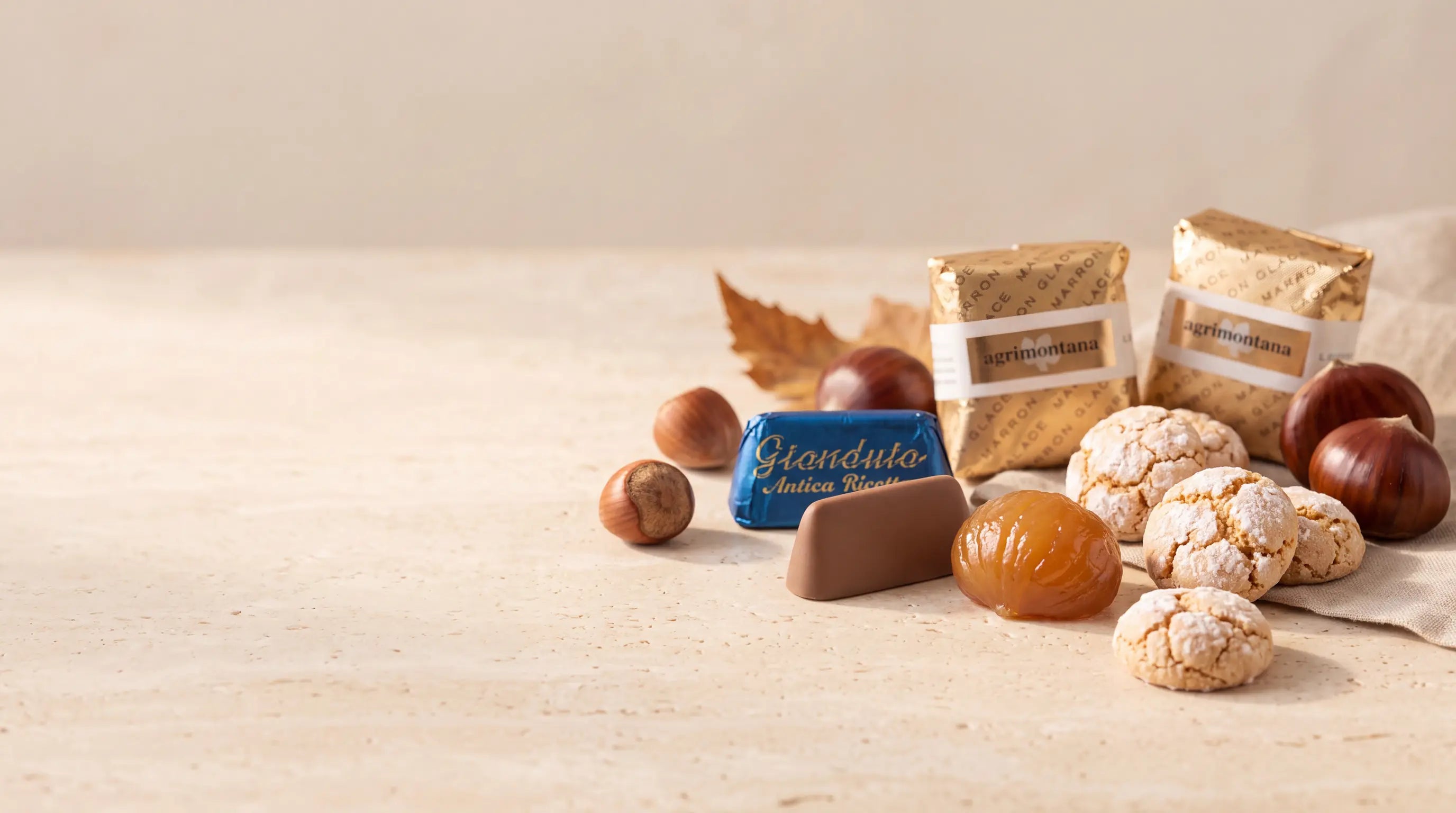 Herbst Edit — Gianduja, Nocciola, Amaretti — handverlesen für die kühle Jahreszeit.