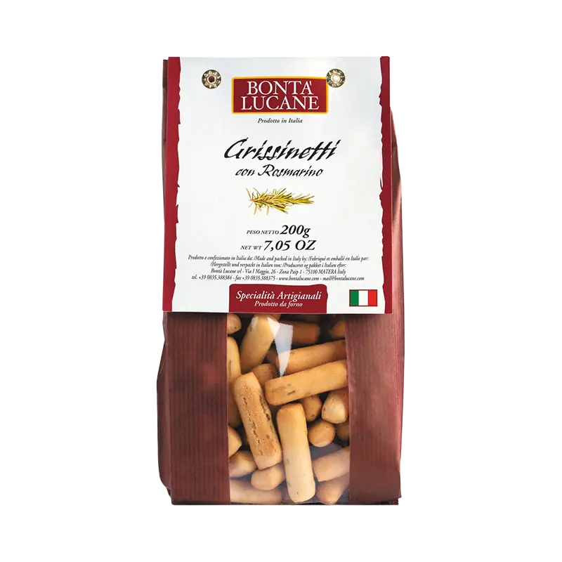 Bontà Lucane Grissinetti Con Rosmarino